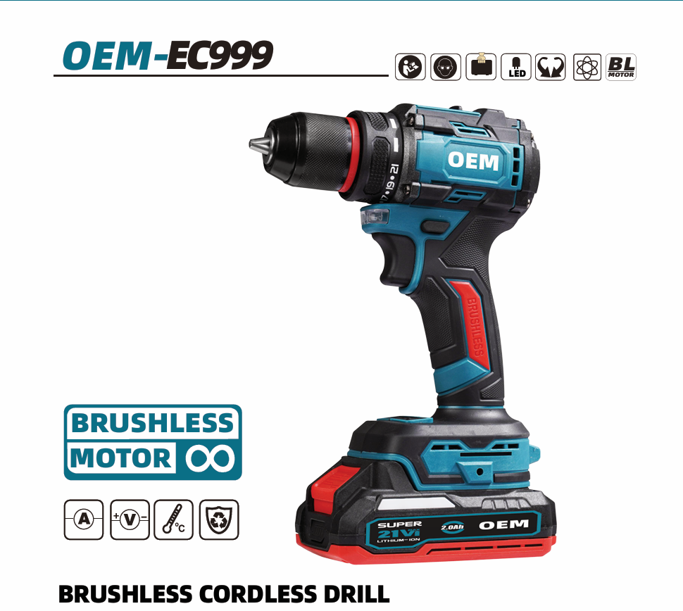 OEM-EC999 electric drill cordless