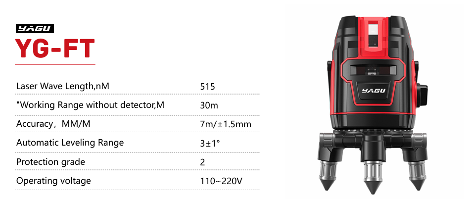 TG-FT green laser level